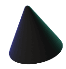 3D cone figure