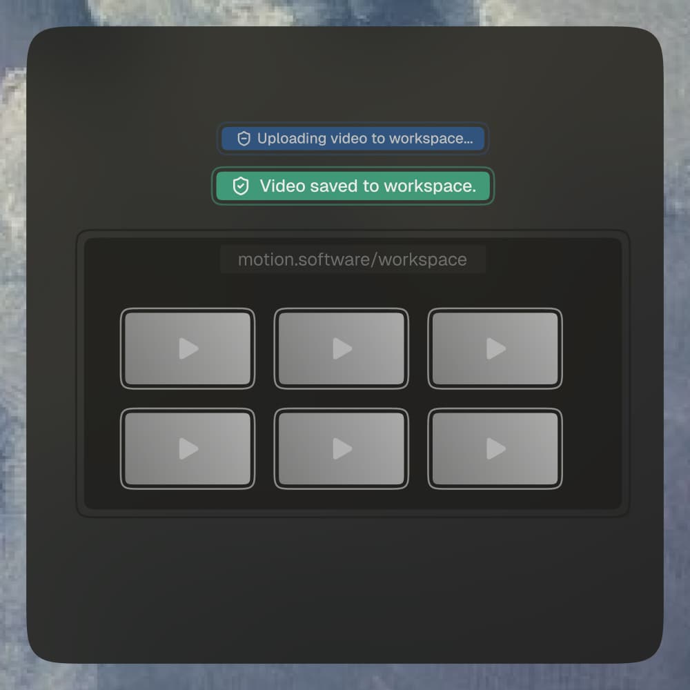 Your videos, synced and protected at all times.